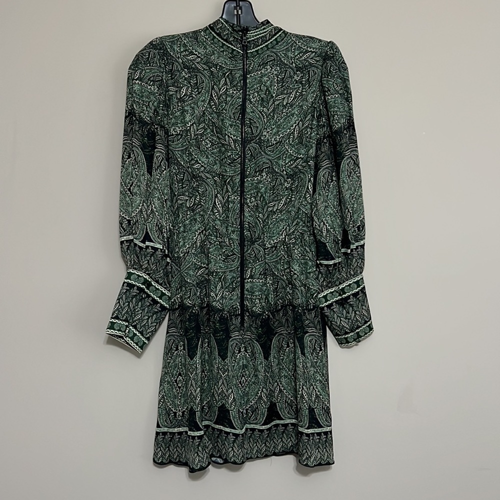 NWT Alice+Olivia Tanisha Tie dress US4 - Picture 4 of 5
